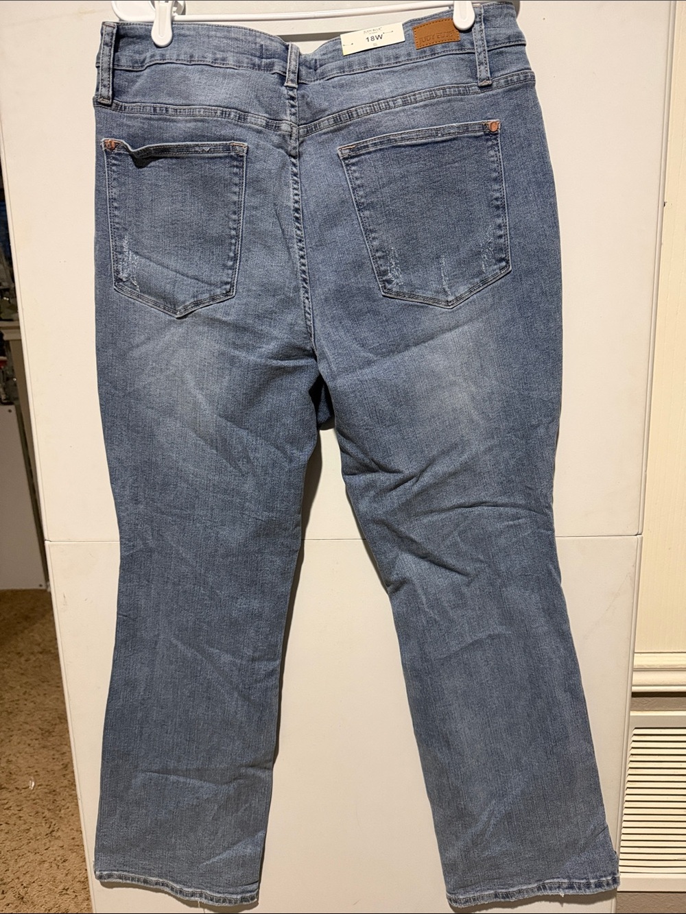 Judy Blue Women's Light Blue Minimally Distressed Bootcut Jeans - Picture 5 of 9